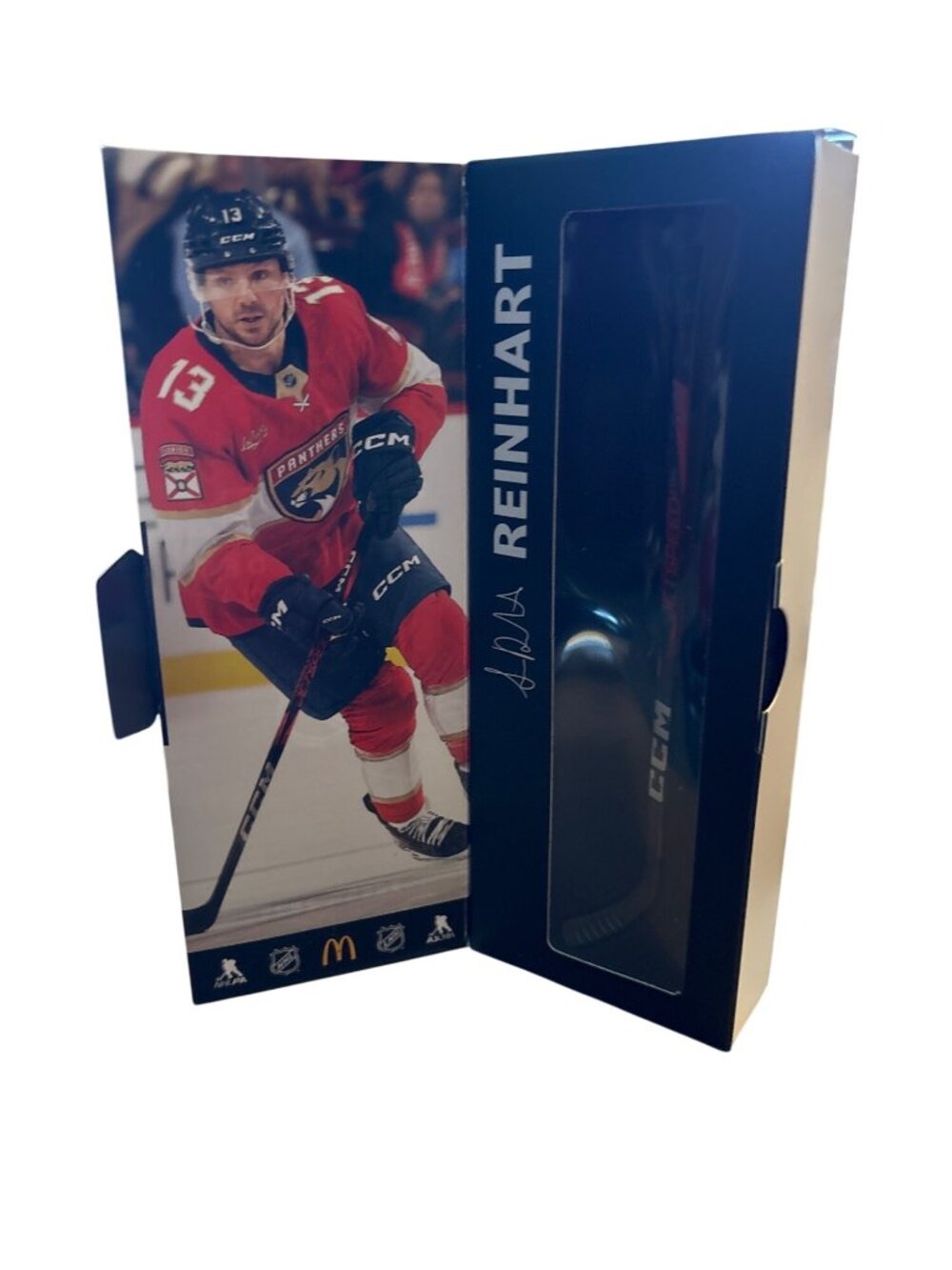 NHL Star Sticks Sam Reinhart Florida Panthers 2025-2026 McDonalds Mini Hockey St